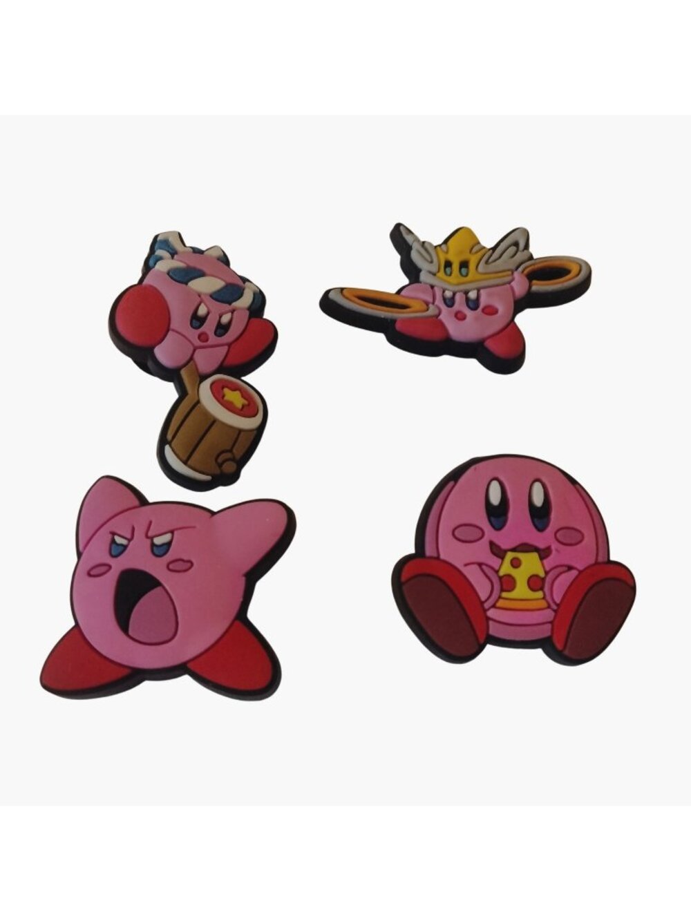 Kirbys Dreamland Shoe Charms Hammer Pizza Lot 4
